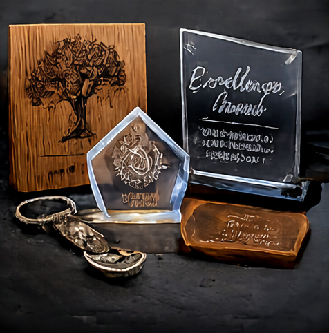 Custom Engraving on Wood, Acrylic, Metal & Glass